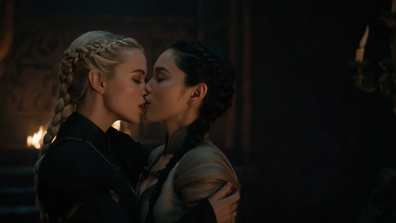 Cena de Beijo Entre Rhaenyra e Mysaria em 'House of the Dragon' Foi Proposta por Atriz