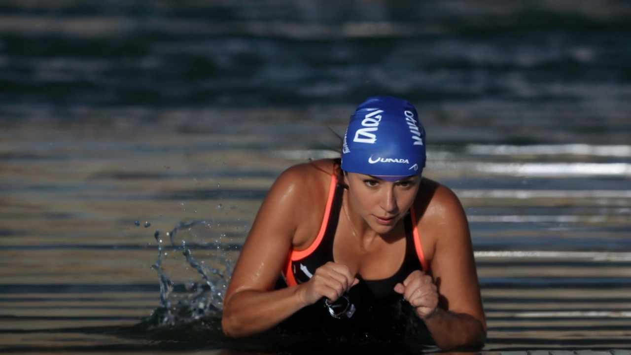 Ana Marcela Cunha termina em 4º lugar nos 10 km de maratona aquática nas Olimpíadas de Paris-2024