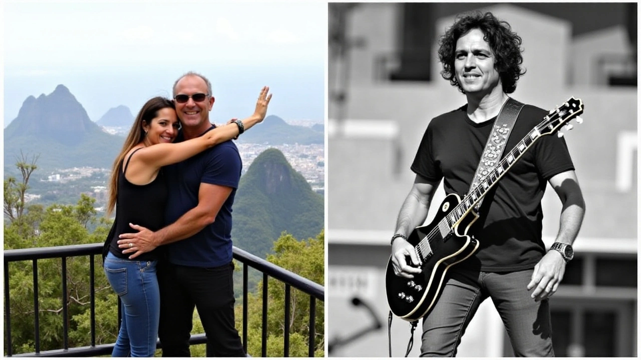 Neal Schon da banda Journey aproveita dia de turista no Rio antes do Rock in Rio 2024