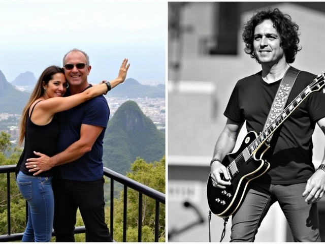 Neal Schon da banda Journey aproveita dia de turista no Rio antes do Rock in Rio 2024