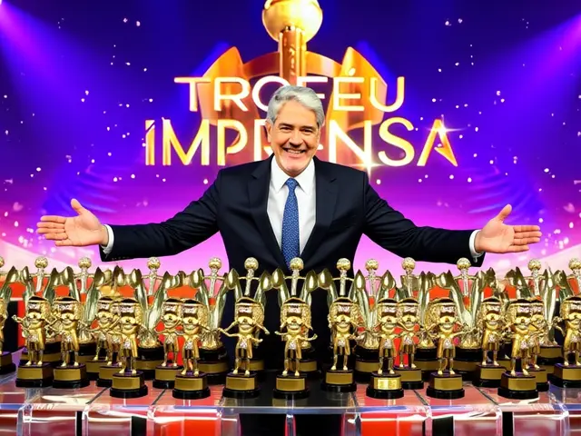 William Bonner emociona no Troféu Imprensa e assume novo rumo na Globo